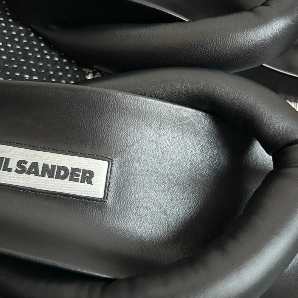 Jil Sander leather inspired pre